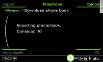 Downloading phone book manually